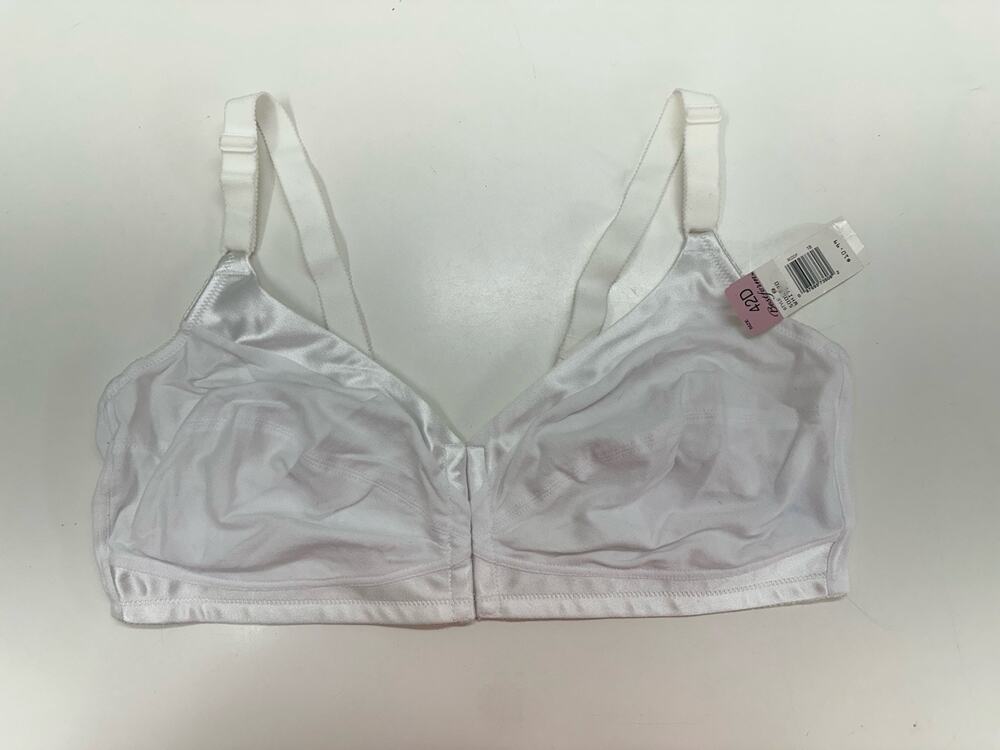 Bestform Womens Bra Size 42D White Front Closure Vintage 5006770 NWTs
